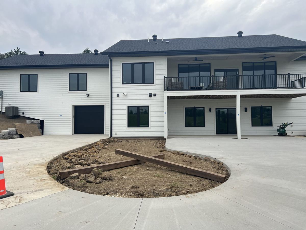 Putting Green Install — before